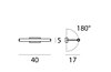 Nástenné svietidlo Circular 3697 - 40cm