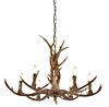 Závesné svetlo 6416-6BR Searchlight Stag imitácia parožia