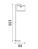 Stojaca lampa EU5024GO 1,55 Searchlight