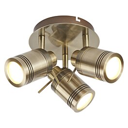 Stropné svietidlo Samson 6603AB Searchlight, IP44