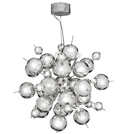 Závesné svietidlo Searchlight Molecule 8312-12CC
