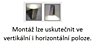 Nástenné vonkajšie LED svietidlo Zamorano 94793 Eglo, 2,5W, 16,5cm