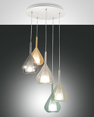 Závesné LED svietidlo 3481-49-362 Fabas Lila