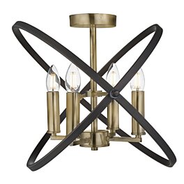 Stropné svietidlo 8344-4BZ Hoople Searchlight