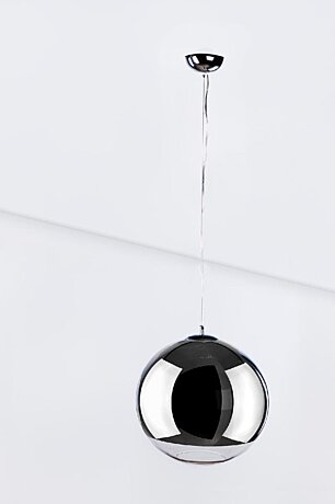 Závesné sklenené svietidlo Azzardo Silver Ball 40 AZ0734