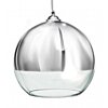 Závesné sklenené svietidlo Azzardo Silver Ball 40 AZ0734