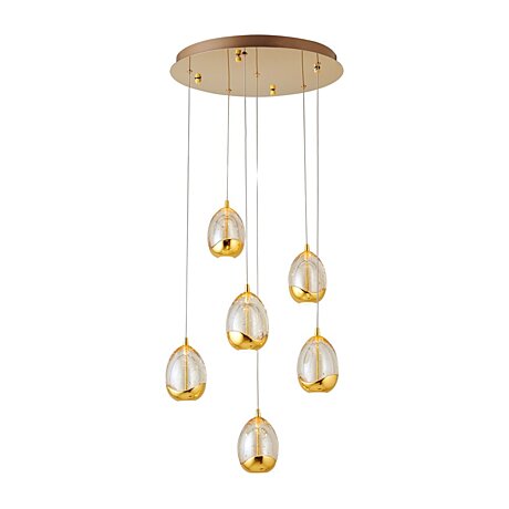Závesné LED svietidlo Ozcan 5373-6A yellow