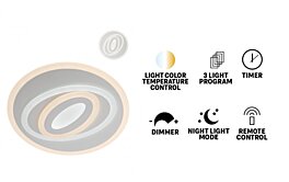Stropné LED svietidlo STRATOS 01-2335, Smarter