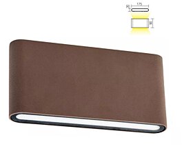 Nástenné LED svietidlo Pocket 9055 tmavo hnedá Redo Group
