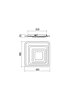 Stropné LED svietidlo STRATOS 01-2337, Smarter