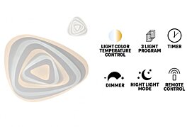 Stropné LED svietidlo STRATOS 01-2336, Smarter