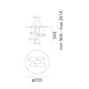 Talianske LED svietidlo Artemide Mercury Mini 1477W10A