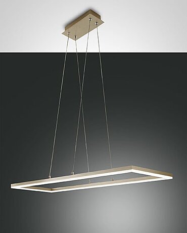 Talianske LED svetlo Fabas 3394-45-225 Bard matná zlatá