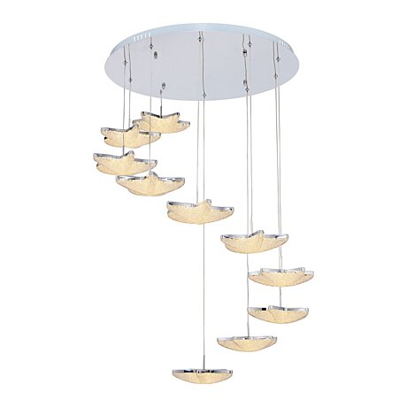 Závesné LED svietidlo Ozcan 5377-10A chrome