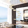 Závesné LED svietidlo Ozcan 5377-10A chrome