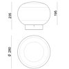 Lampička LED 8628 Linea Light La Mariée_tab transparentné