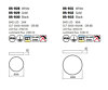 Stropné LED svetlo Knob CCT 05-928 Redo Group