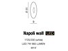 Nástenné LED svietidlo Azzardo Napoli wall AZ1318