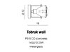 Nástenné svietidlo Azzardo Tobruk wall AZ_1584