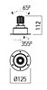 Zápustné LED svietidlo XDRILL 2700K DLT04UWW MWH, Arelux