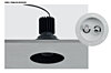 Zápustné LED svietidlo XDRILL 2700K DLT04UWW MWH, Arelux