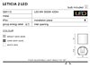 Nástenné LED svietidlo Leticia 2 LED AZ2189 Azzardo