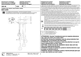 Montážny list Závesné LED svietidlo 3481-49-362 Fabas Lila